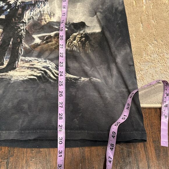 Vintage 03 The Mountain Indian thunder God tee size XL made in USA EuC - Picture 5 of 7